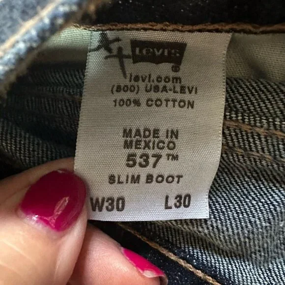 Levi's Bootcut Jeans for Men - Deep Indigo - Picture 4 of 9